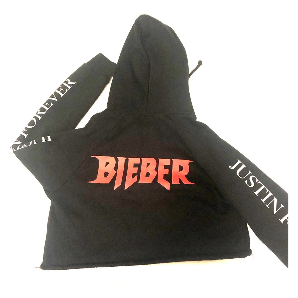 Justin Bieber - Purpose Tour Cropped Hoodie